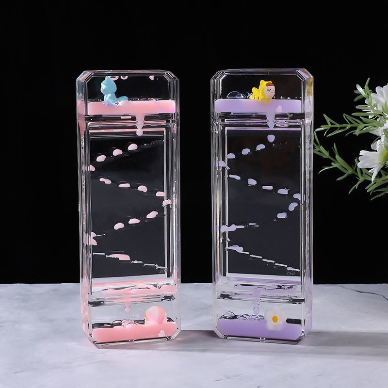 Creative cute slide oil leak d - Resin Art Clock 리뷰 및 가격