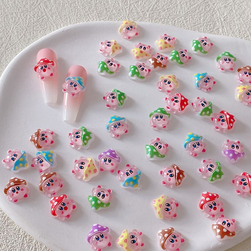 2/10/20pcs Kirby Nail Charms 3 - Resin Art Decor 리뷰 및 가격