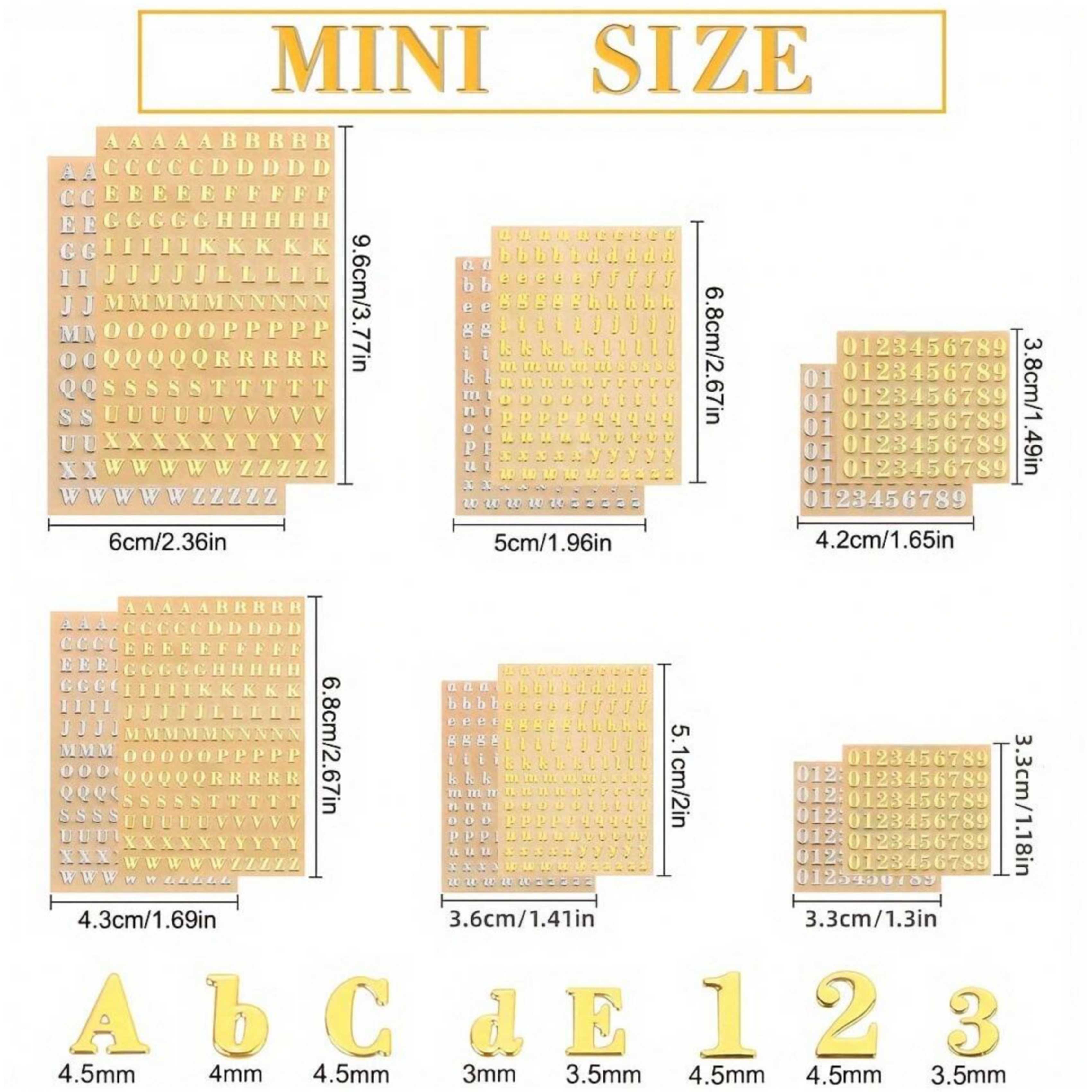 12 Letter Resin Stickers, Mini - Resin Art Alphabet 리뷰 및 가격