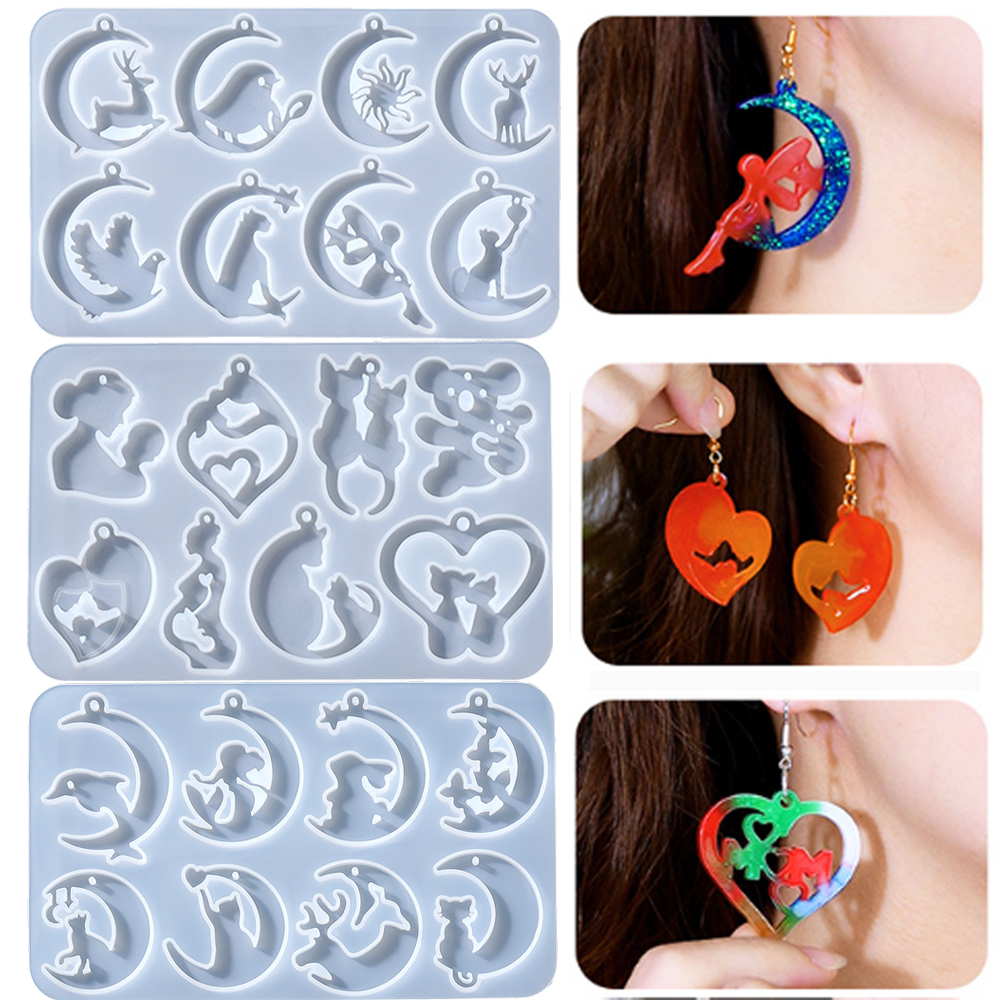 Earring Pendants Epoxy Resin S - Resin Art Alphabet 리뷰 및 가격