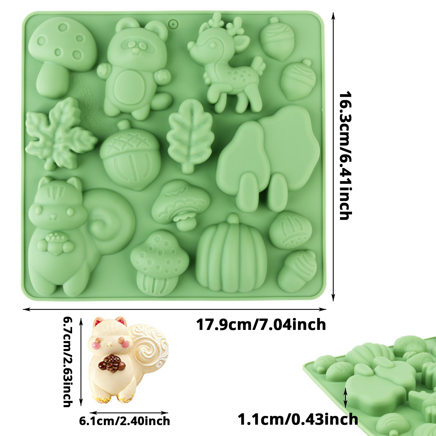 1 Silicone Cake Mold in the Sh - Resin Art Decor 리뷰 및 가격