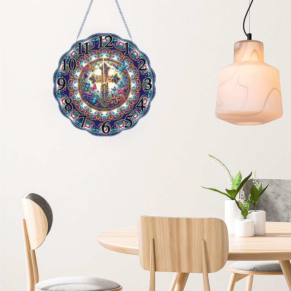 2D Flat DIY Diamond Painting C - Resin Art Clock 리뷰 및 가격