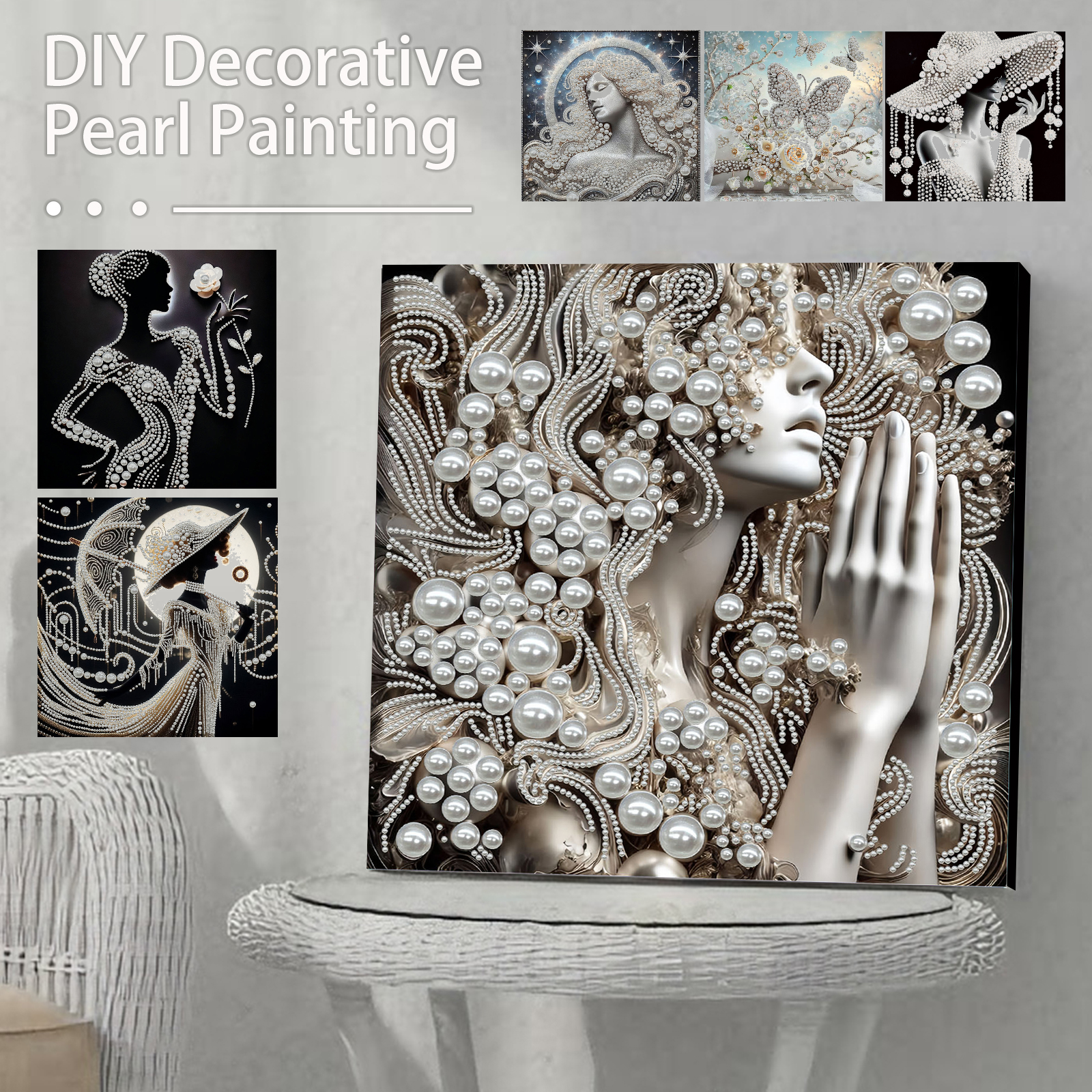 DIY Ladies Pearl Diamond Paint - Resin Art Supplies 리뷰 및 가격