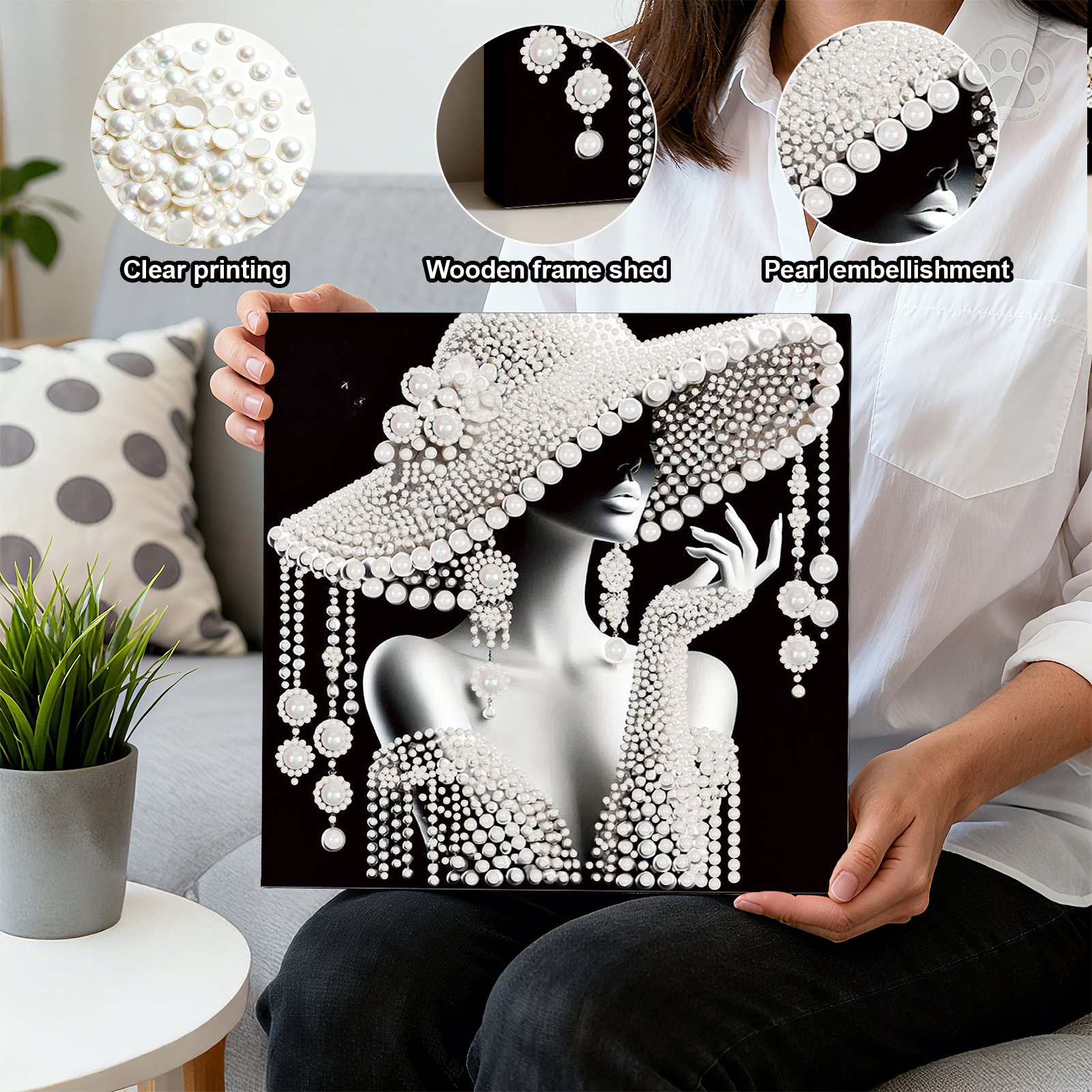 DIY Ladies Pearl Diamond Paint - Resin Art Supplies 리뷰 및 가격