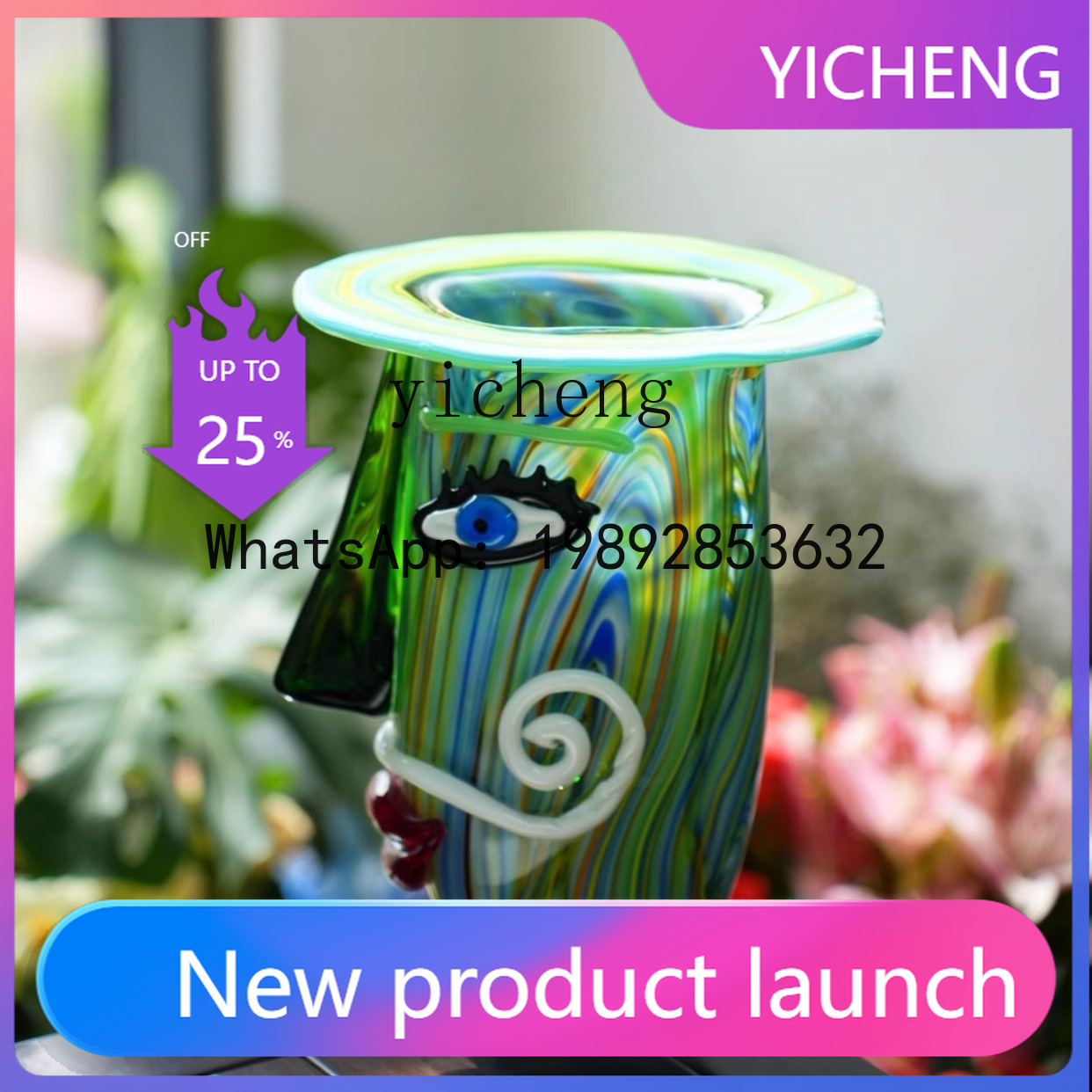 B-1  Glazed Vase Niche Art Hom - Resin Art Order 리뷰 및 가격