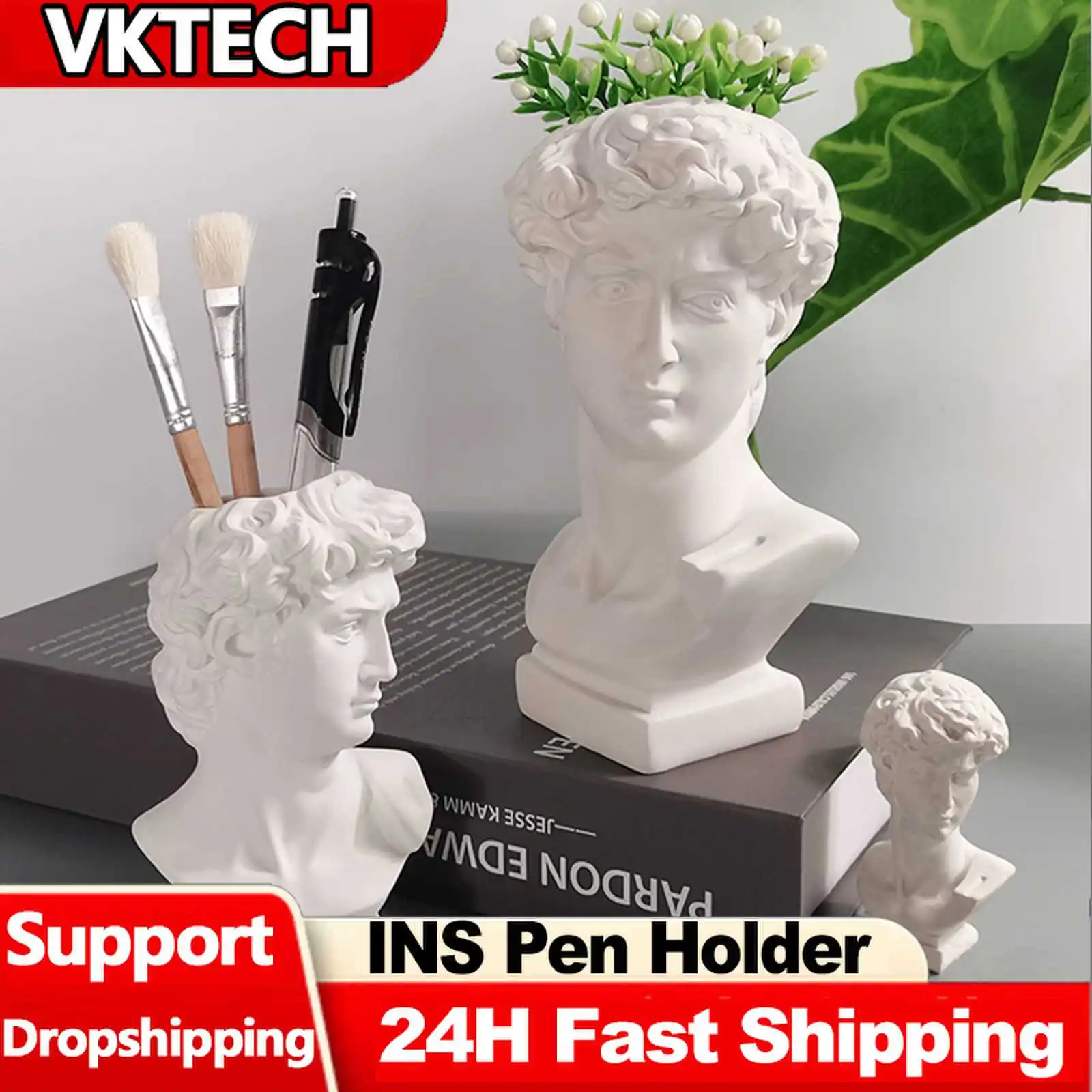Creative Statue Pen Holder Scu - Resin Art Pen 리뷰 및 가격