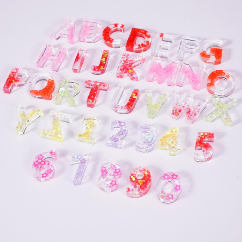 Home DIY Decor 1PC Crystal Epo - Resin Art Alphabet 리뷰 및 가격