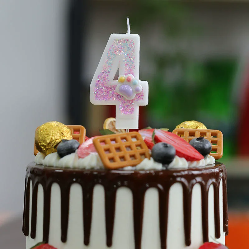 Creative Cute Cat Paw Cake Num - Resin Art Alphabet 리뷰 및 가격