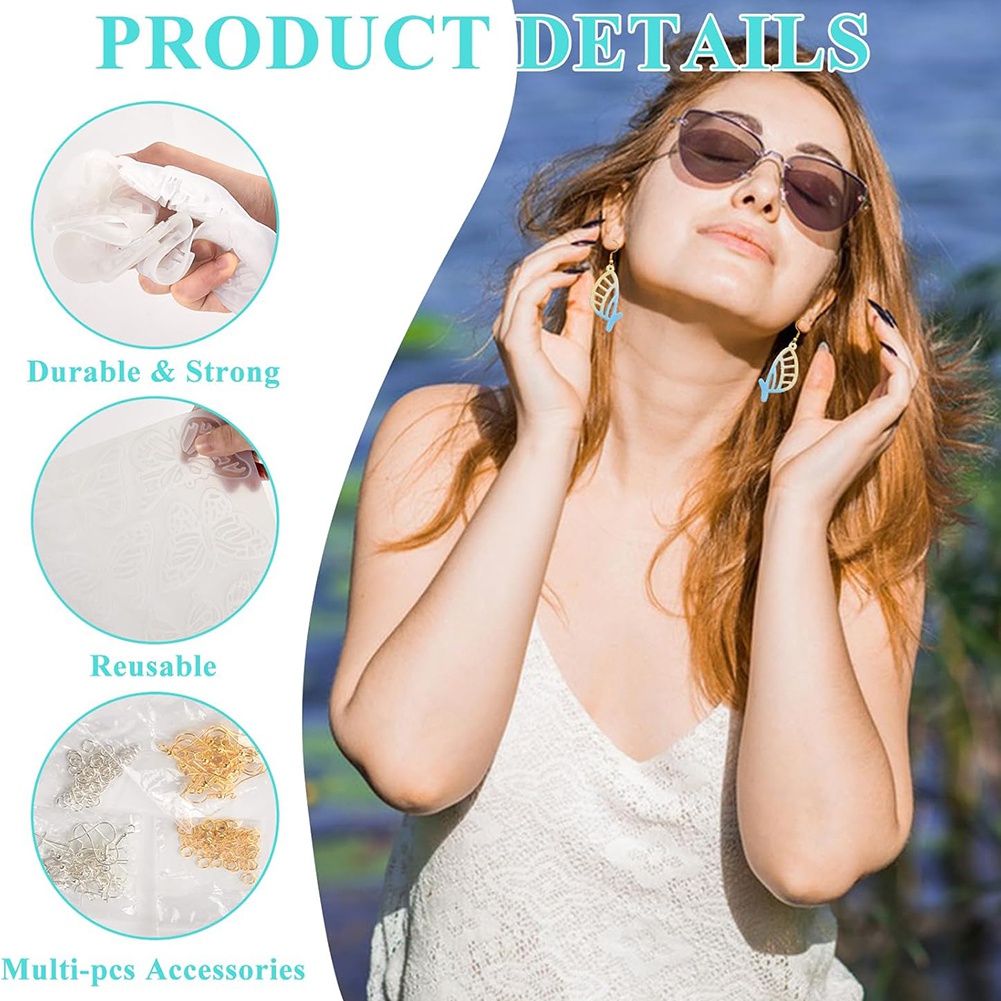 A95D-143Pcs Resin Earring Mold - Resin Art Earrings Kit 리뷰 및 가격