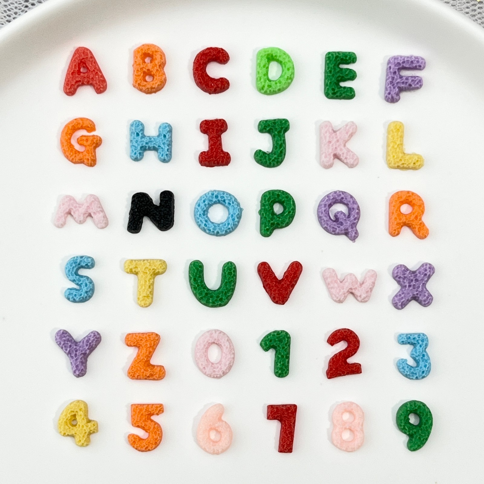 50PCS  Cute And Fun Colorful R - Resin Art Alphabet 리뷰 및 가격