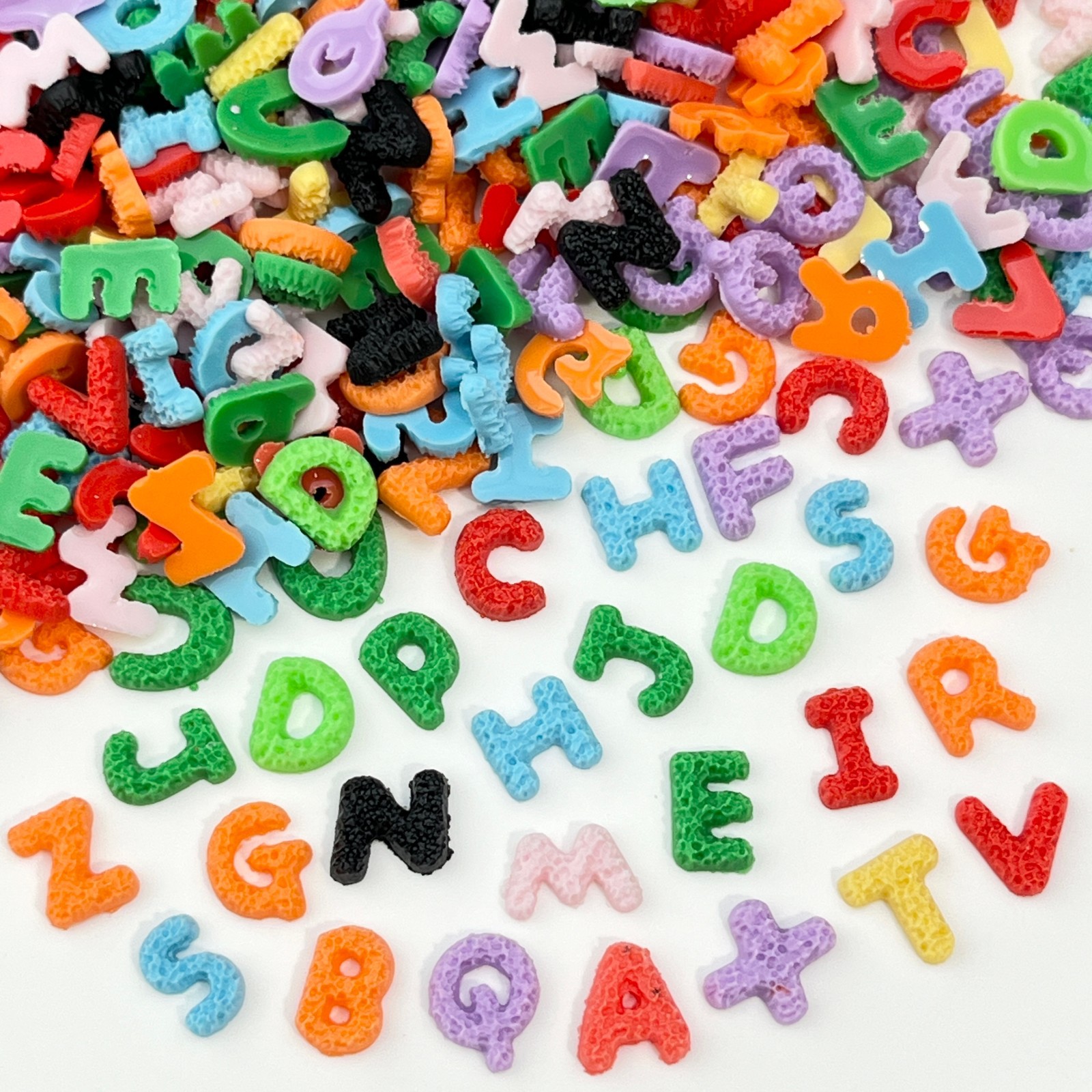 50PCS  Cute And Fun Colorful R - Resin Art Alphabet 리뷰 및 가격