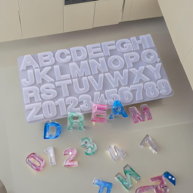 Resin Casting Silicone Letter  - Resin Art Alphabet 리뷰 및 가격
