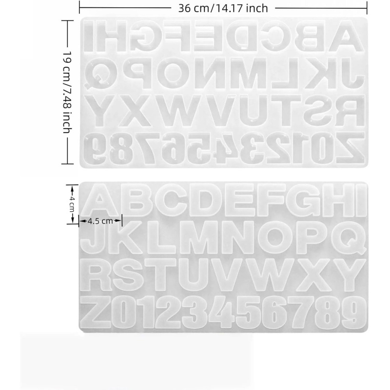 Resin Casting Silicone Letter  - Resin Art Alphabet 리뷰 및 가격