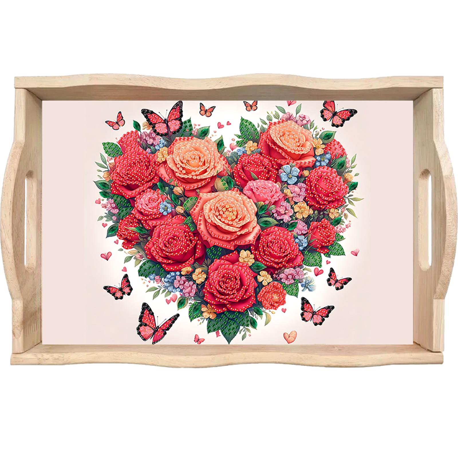 Diamond Painting Wooden Tray w - Resin Art Wooden Tray 리뷰 및 가격
