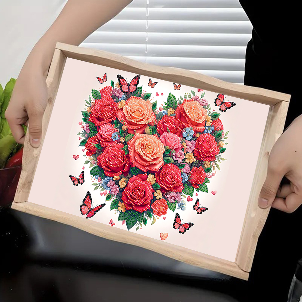 Diamond Painting Wooden Tray w - Resin Art Wooden Tray 리뷰 및 가격