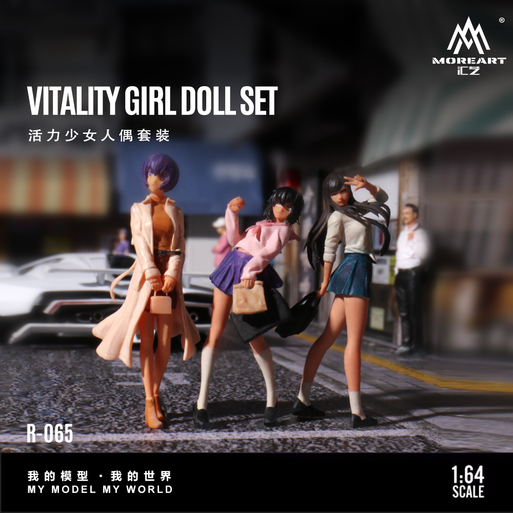 More Art 1:64 Dynamic Girl Dol - Resin Art Decor 리뷰 및 가격