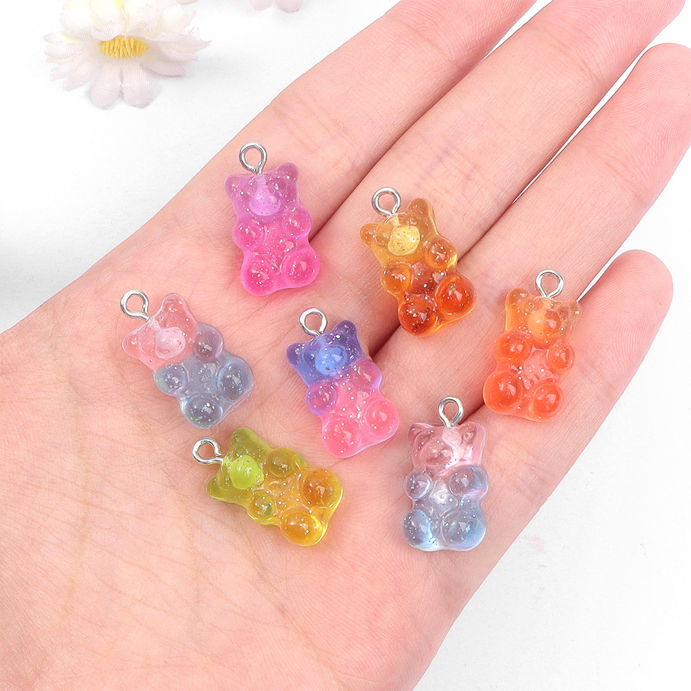 60pcs Dual Color Resin Bear Sh - Resin Art Supplies 리뷰 및 가격