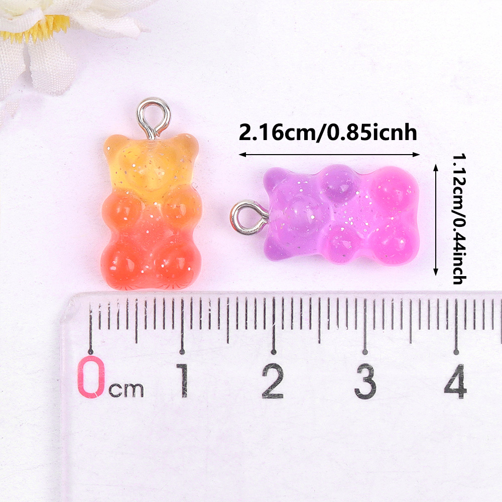 60pcs Dual Color Resin Bear Sh - Resin Art Supplies 리뷰 및 가격