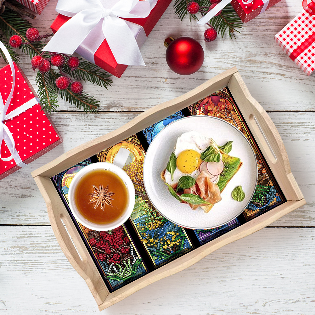 DIY Diamond Art Wooden Tray wi - Resin Art Wooden Tray 리뷰 및 가격