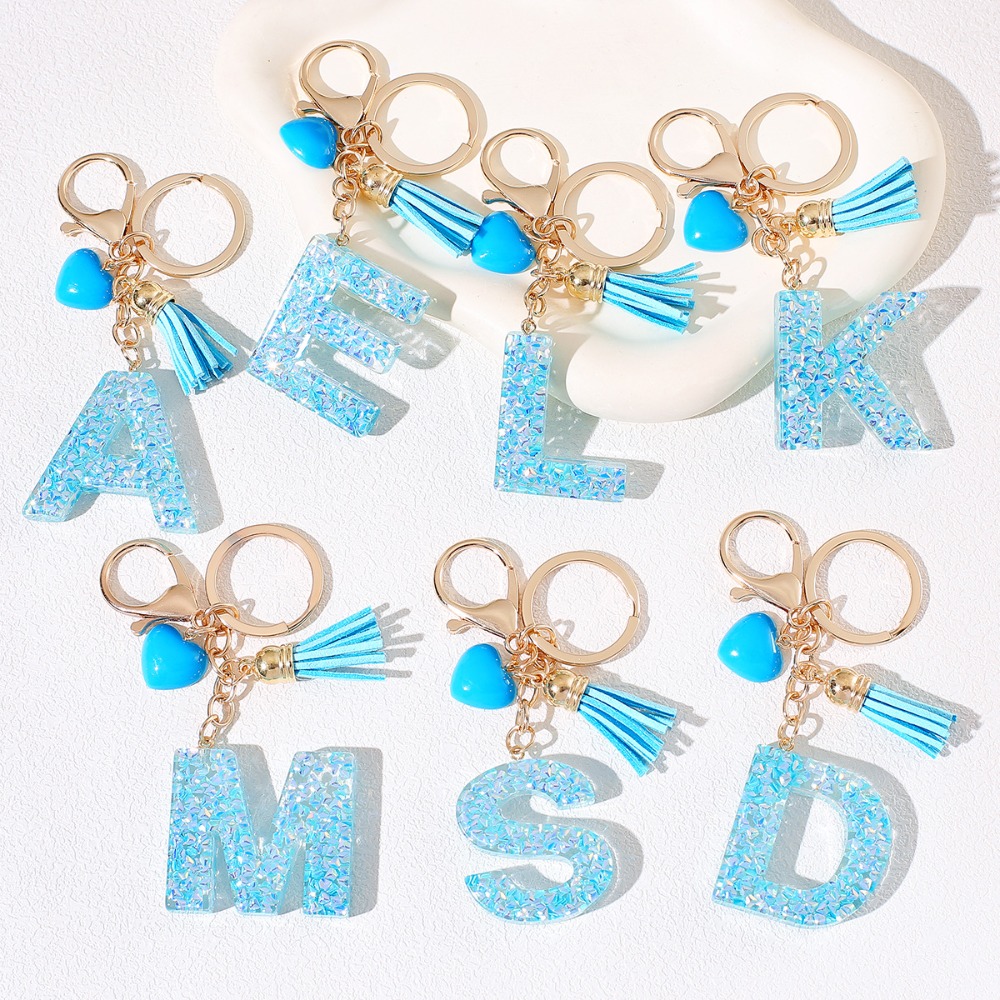 Resin Alphabet Keychain Hangin - Resin Art Alphabet 리뷰 및 가격