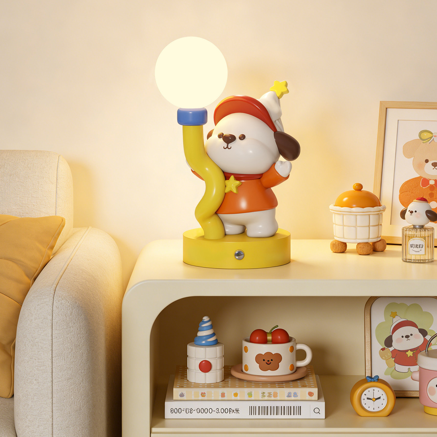 Home Decor Cute Little Dog Sta - Resin Art Anniversary Gift 리뷰 및 가격