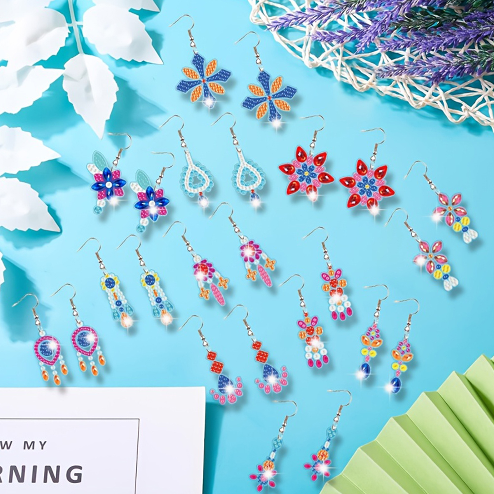 12 Pairs Diamond Art Earring M - Resin Art Earrings Kit 리뷰 및 가격