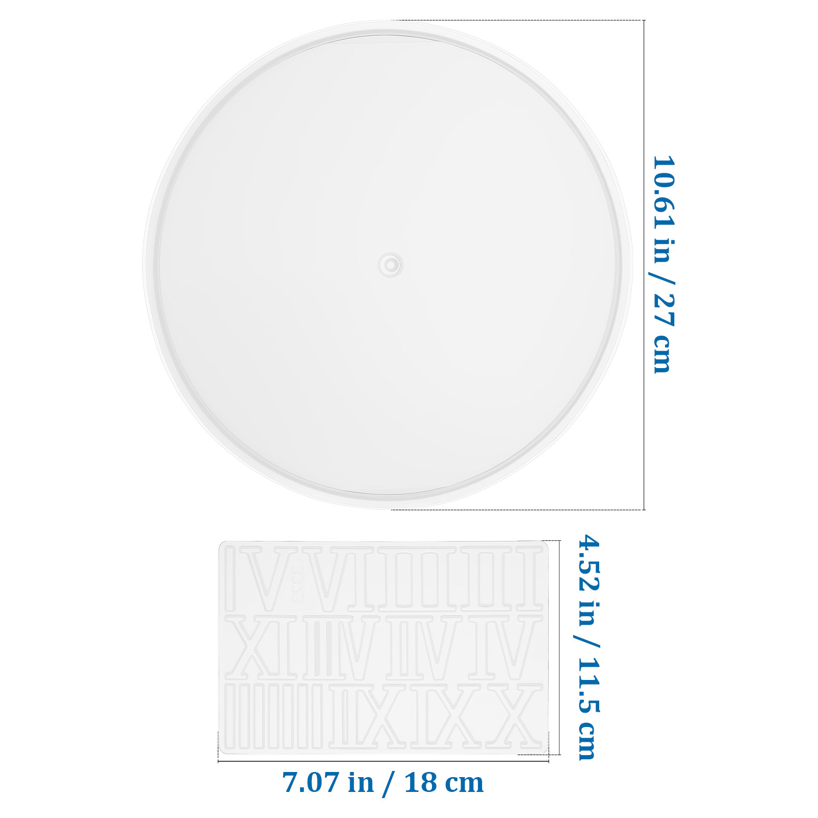 1Set Round Silicone Clock Dial - Resin Art Clock 리뷰 및 가격