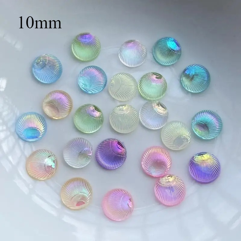 100pcs Circular shells 3d Jewe - Resin Art Earrings Design 리뷰 및 가격