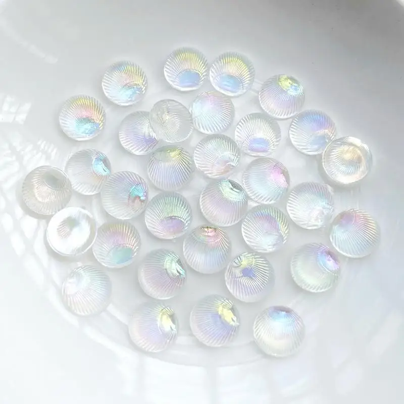 100pcs Circular shells 3d Jewe - Resin Art Earrings Design 리뷰 및 가격