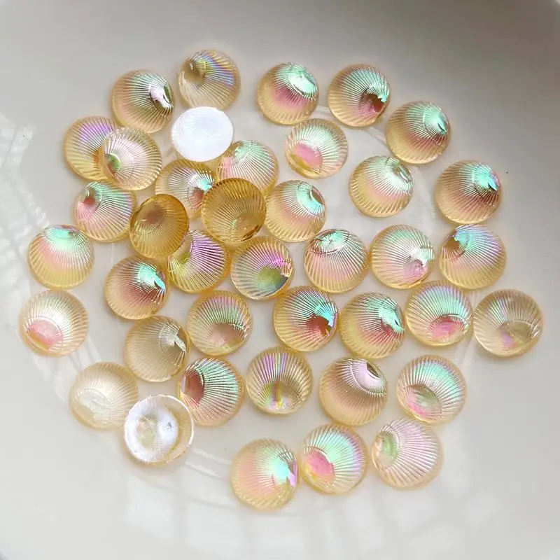 100pcs Circular shells 3d Jewe - Resin Art Earrings Design 리뷰 및 가격