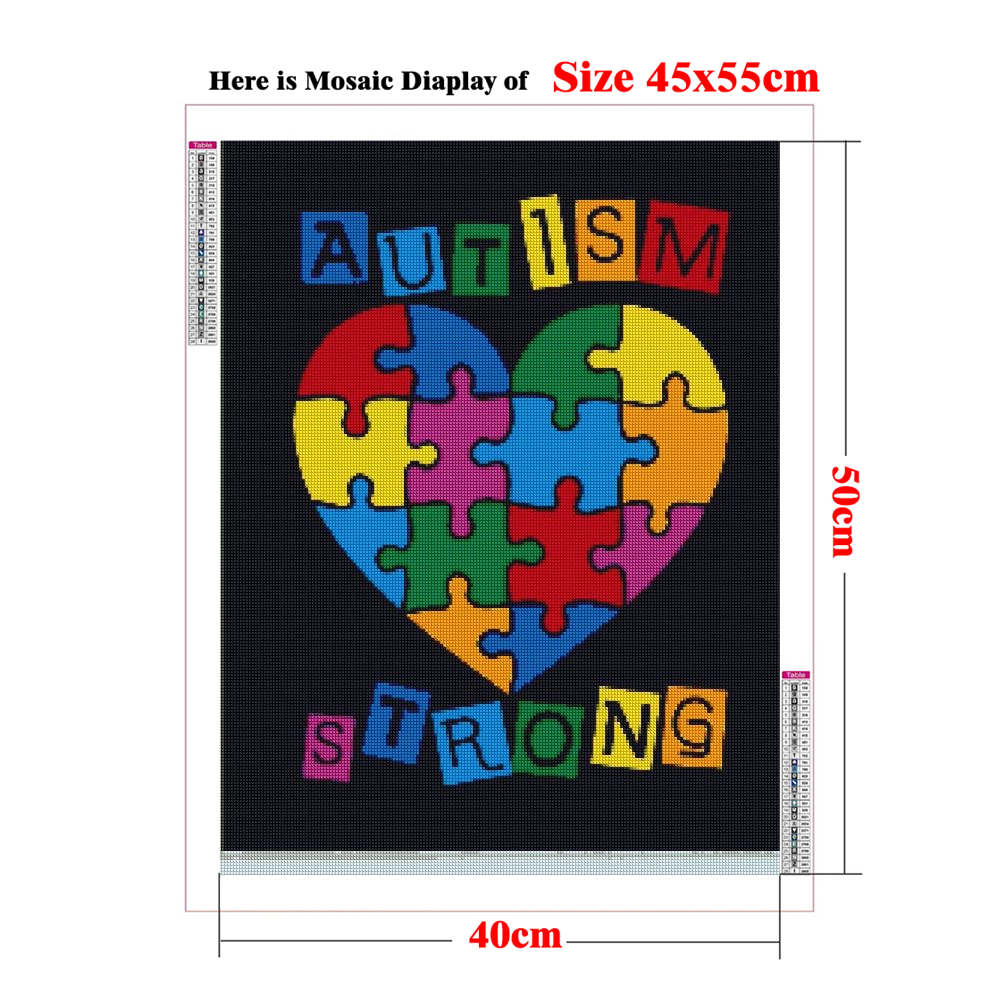 Autism Awareness Posters 5D Ad - Resin Art Quote 리뷰 및 가격