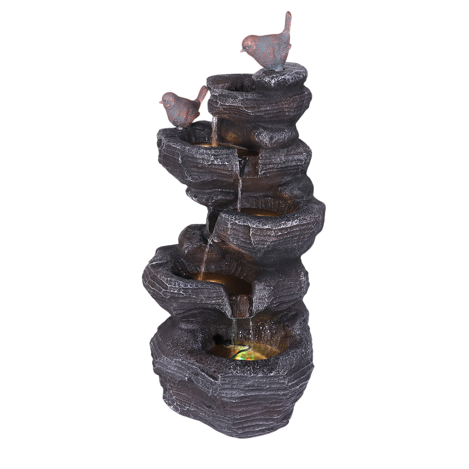 27in H 5-Tier Cascading Rock W - Resin Art Light 리뷰 및 가격